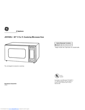 GE JES1142SJ - 1.1 cu. Ft Countertop Microwave Oven Datasheet