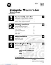 GE SpacemakerXL JVM1631 Owner's Manual