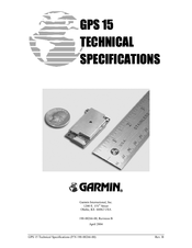 Garmin GPS 15 Technical Specifications