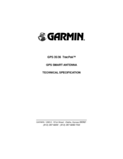 Garmin GPS 36 TracPak Technical Specification