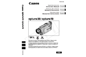 Canon optura10 Instruction Manual
