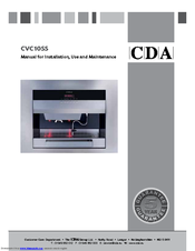 CDA CVC10SS Manual For Installation, Use And Maintenance