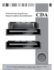 CDA SVW140 Manual For Installation, Use And Maintenance