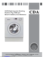 CDA C1370 Manual For Installation, Use And Maintenance