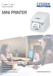 Citizen Mini Printer Product Manual