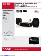 Coby DVD468 - AV System Datasheet