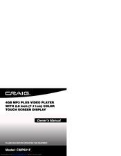 Craig CMP621F Owner's Manual