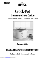 Crock-Pot Stoneware 060 W Owner's Manual