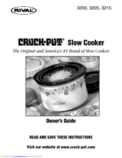 Crock-Pot 3200 Owner's Manual