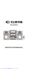 Curtis RCD904 Instruction Manual