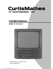 Curtis Mathes CMC 19101 Owner's Manual