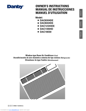 Danby DAC12344DE Owner's Instructions Manual
