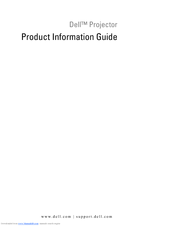 Dell XXX Product Information Manual
