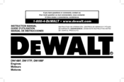 DeWalt DW168F Instruction Manual