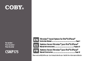 Coby Vitruvian CSMP175 Instruction Manual