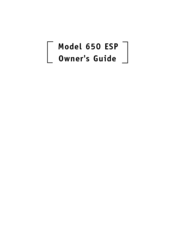 Directed Electronics 650 ESP Owner's Manual