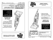 Dirt Devil UD40235B Owner's Manual