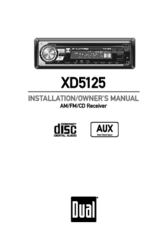 Dual XD5125 Installation & Owner's Manual