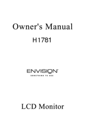 Envision Envision H1781 Owner's Manual