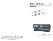 Extron electronics MPX Plus 866 A Setup Manual