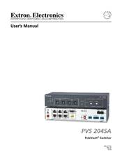 Extron electronics PoleVault PVS 204SA User Manual