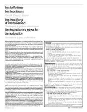 Frigidaire 134296400 Installation Instructions Manual