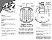 Fundex Games 2524 User Instructions