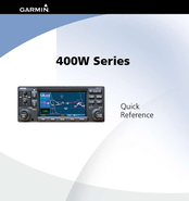 Garmin GNS 420AW Quick Reference Manual