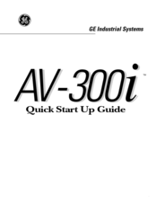 GE AV-300i Quick Start Up Manual