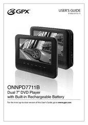 GPX ONNPD7711B User Manual