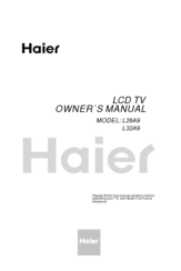 Haier L32A9 Owner's Manual