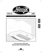 Hunter 82043 Installation Manual