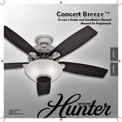 Hunter Concert Breeze 45049-01 Owners And Installation Manual
