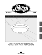 Hunter 43041-01 Installation Manual