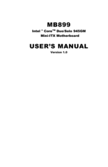 Intel MB899 User Manual