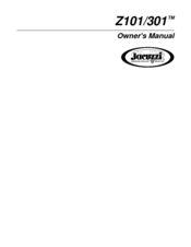 Jacuzzi Z101 Owner's Manual