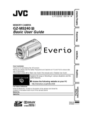 JVC Everio GZ-MS240U User Manual