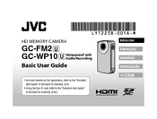 JVC GC-WP10 Basic User's Manual