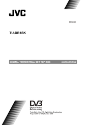 JVC TU-DB1SK Instructions Manual