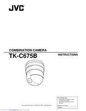 JVC TK-C675B Instruction Book