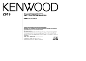 Kenwood Z919 Instruction Manual