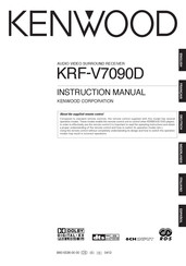 Kenwood KRF-V7090D Instruction Manual