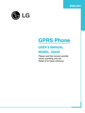 LG G5220 User Manual