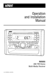Magnadyne RV5055 Operation And Installation Manual
