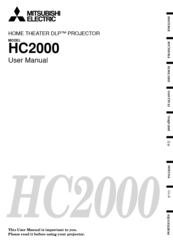 Mitsubishi HC2000 User Manual