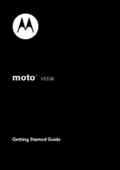 Motorola MOTO VE538 Getting Started Manual