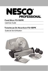 Nesco Professional FS-150PR Care/Use Manual
