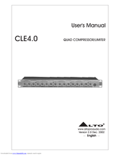 Alto CLE4.0 User Manual