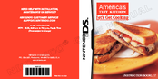Nintendo America's Test Kitchen: Let's Get Cooking Instruction Booklet