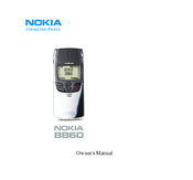 Nokia 8860 - Cell Phone - AMPS Owner's Manual